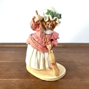 Maud Humphrey Bogart "Cleaning House"‎ 1989 Hamilton Gifts Figurine H1303
